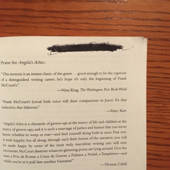 Angel’s Ashes by Frank McCourt - Picture 7 of 7